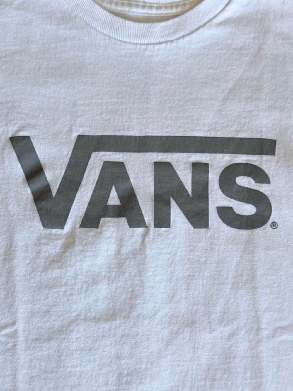 Vans Classic Logo White Graphic Tee - Men’s Small - Picture 2 of 4